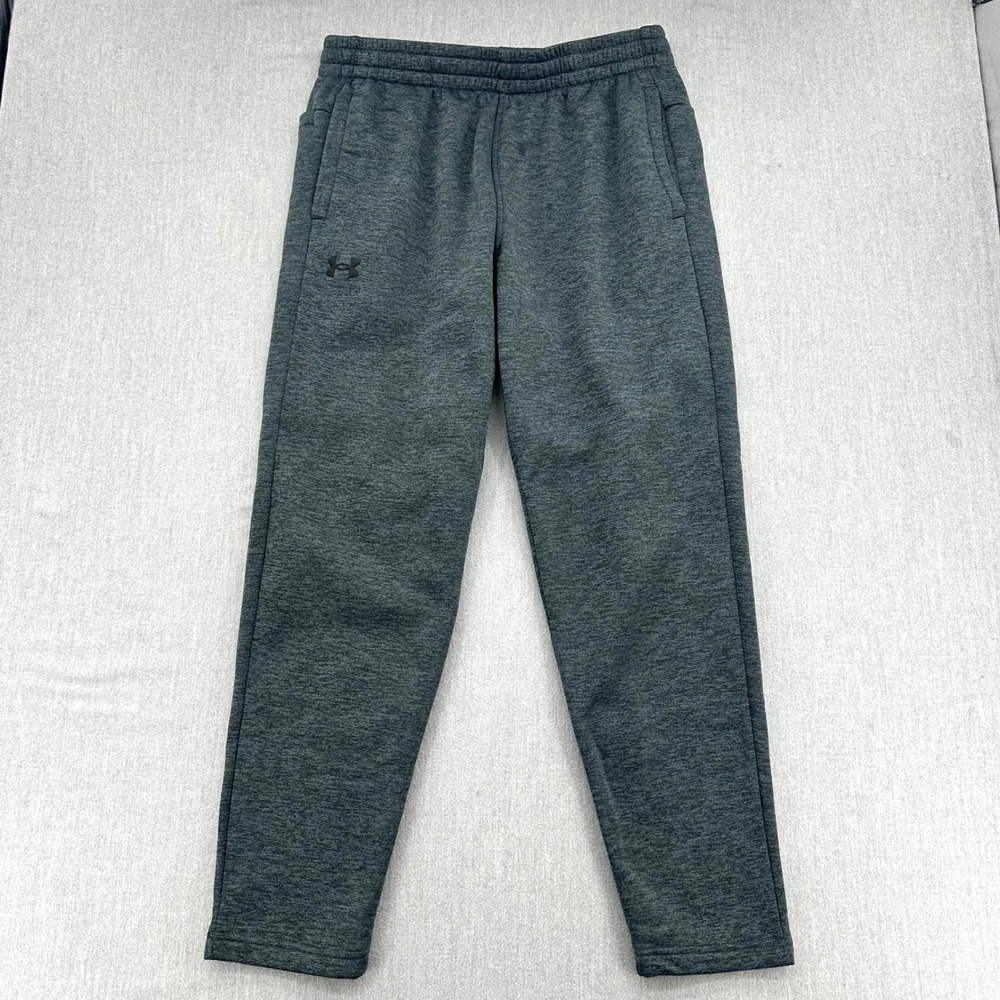 Under Armour SweatPants Mens XLT Gray Armour Fleece Joggers Loose Fit Tapered